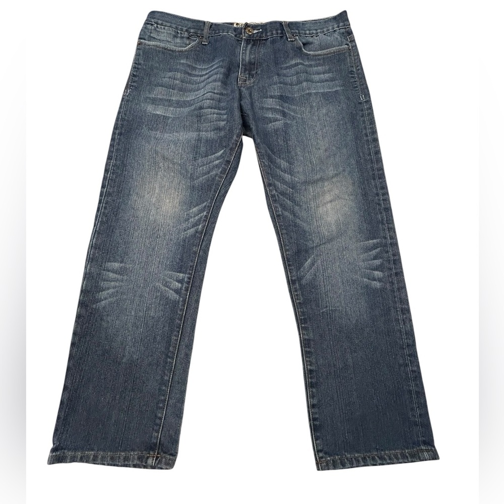 REVOLVE Denim Jeans Relaxed‎ Fit Men’s 38/30 Whiskered Denim Casual